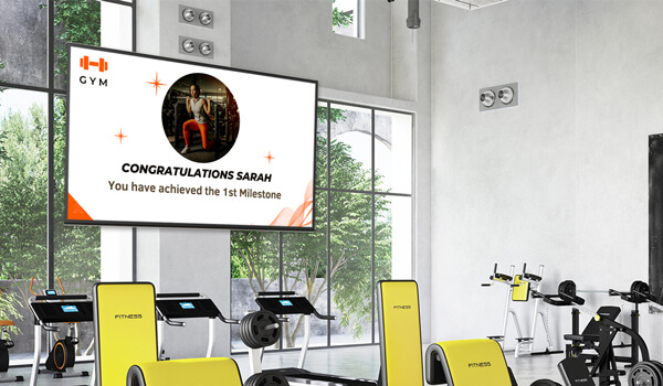 Energizing Workouts: The Impact of AdzigoDigital Signage in Gyms